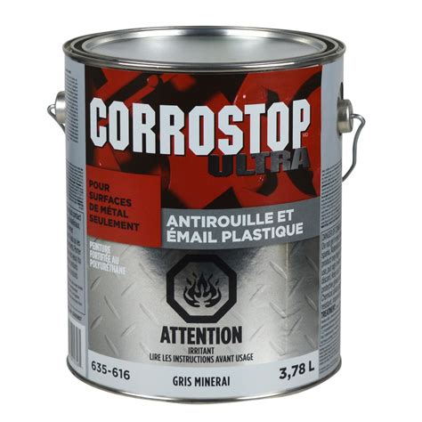 Peinture antirouille gris minerai Corrostop Sico Matério