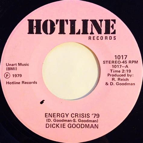 Dickie Goodman Energy Crisis 79 1979 Vinyl Discogs