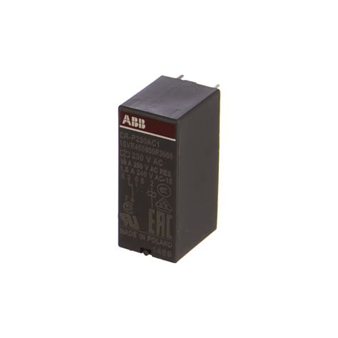 Промежуточное реле ABB CR-P230AC1 230V 16A 1ПК 1SVR405600R3000 ...