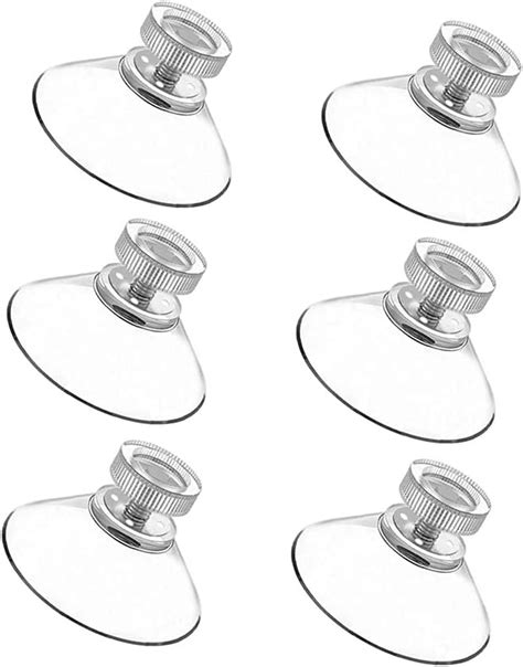 Amazon BlingKingdom 6pcs Suction Cup Glass Suction Pads 41mm Clear