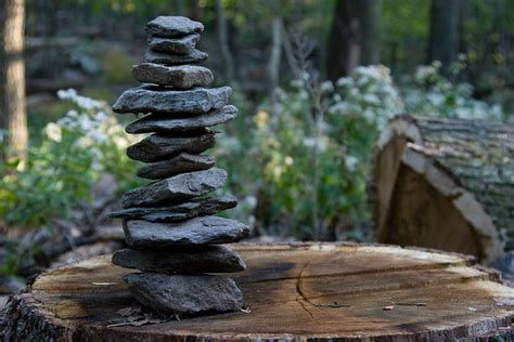 Zen Rock Stack Saw This Hiking Along Maryland Heights Near Flickr