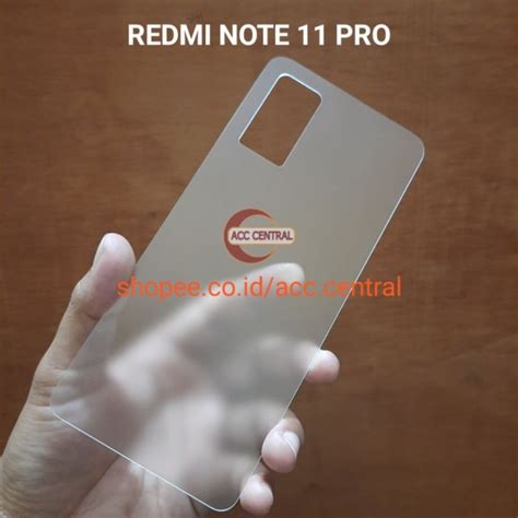 Jual Backdoor Transparan Xiaomi Redmi Note 11 Pro Backcover Back