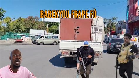 Video Babekyou kraze on elikoptè Ayiti RIP andré Michel ki tap sove