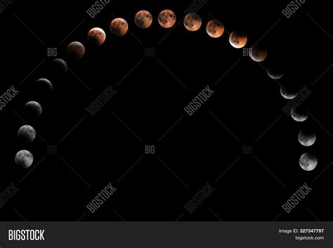 Lunar Eclipse Phases, Image & Photo (Free Trial) | Bigstock