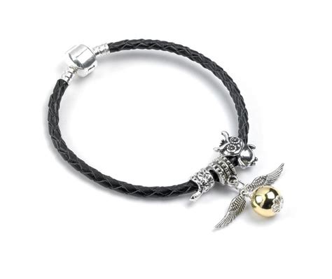 Harry Potter Leather Bracelet And Charms Harry Potter Leather