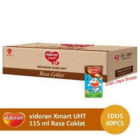 Jual VIDORAN XMART SUSU UHT COKLAT 110ml 40 Pcs Karton Shopee Indonesia