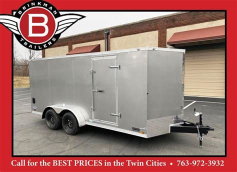 Lightning 8 5x28 Aluminum Enclosed Cargo Trailer With Front And Rear