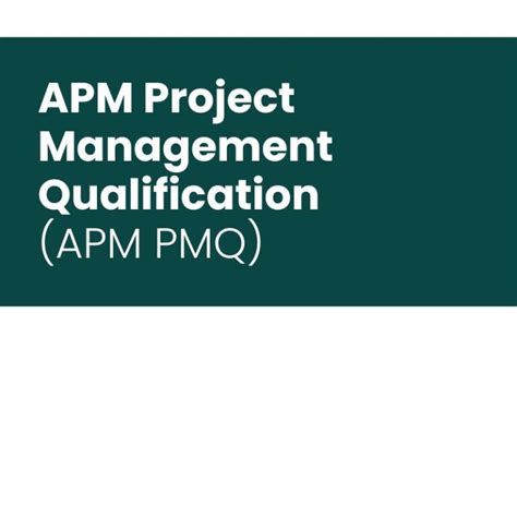 APM PMQ Course Gain An APM Project Management Qualification