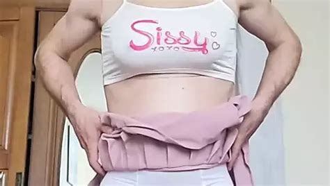 Redhead Sissy Ride Dildo Shemale Fishnet Amateur Porn Feat Paolina Xhamster