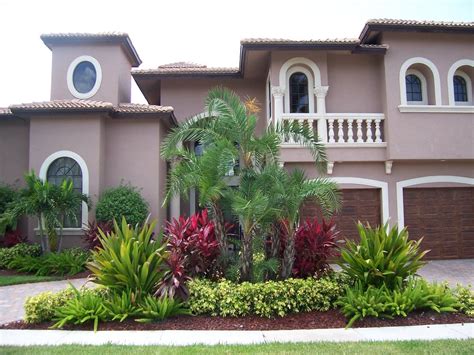 Tropical Front Yard Landscaping Ideas Florida