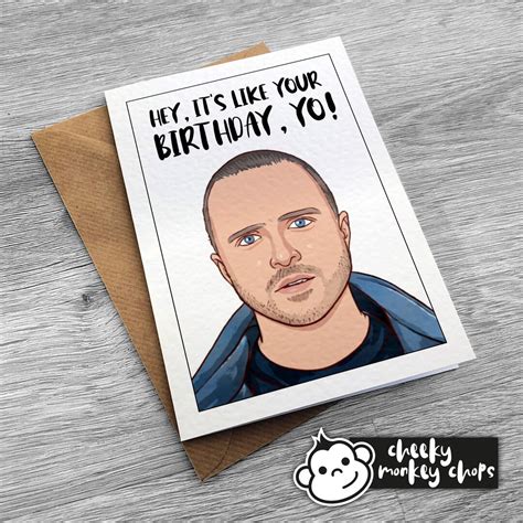 Breaking Bad Birthday Card Funny Birthday Card Walter White