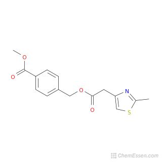 Methyl 4 2 2 Methyl 1 3 Thiazol 4 Yl Acetyl Oxy Methyl Benzoate