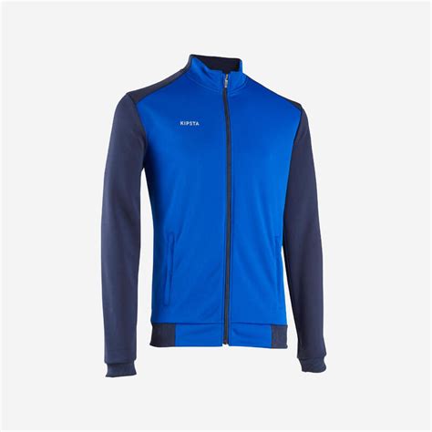 Football Training Jacket Essential Navy And Kipsta Decathlon