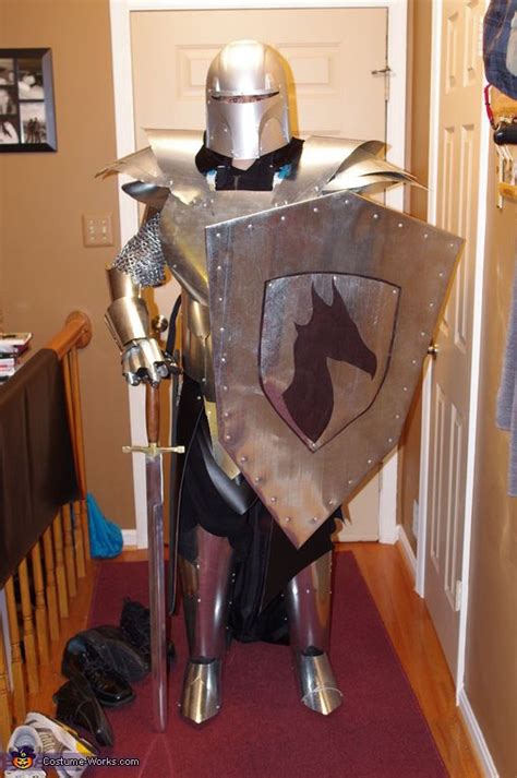 Homemade Medieval Knight Costume Knight Costume Diy Knight Costume