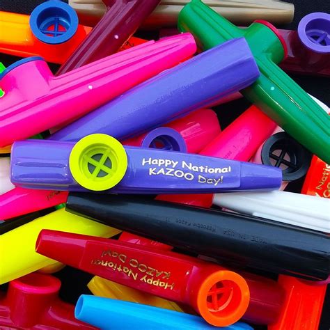 National Kazoo Day | Dry hands, National, Bright colors