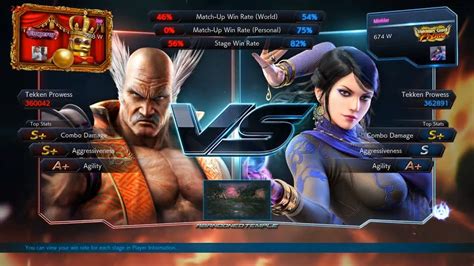 Tekken Joe Heihachi Vs Minhler Zafina Youtube