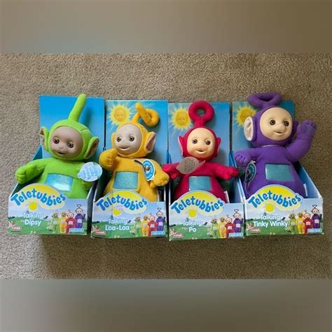 Vintage 1998 Talking Teletubbies In Original Box Price Includes All 4