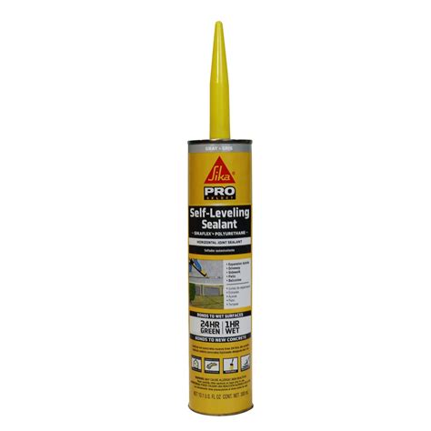 Sikaflex Self Leveling Sealant Gray Polyurethane With An Accelerated