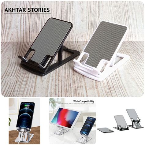 Jual Stand Holder Meja Model Lipat Fp Phone Tablet Holder Folding