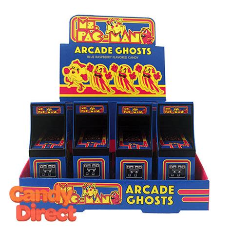 Ms Pac Man Arcade Game Candy Boxes 12ct