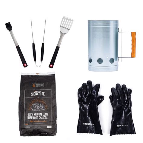 Bbqguys Signature Charcoal Essentials Gift Set Barbecuebible