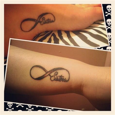 Sisters Infiniti Tattoo Samantha Mullins Tattoos And Piercings Tattoos Infinity Tattoo