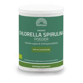 Biologisch Chlorella Spirulina Poeder Kopen Mattisson