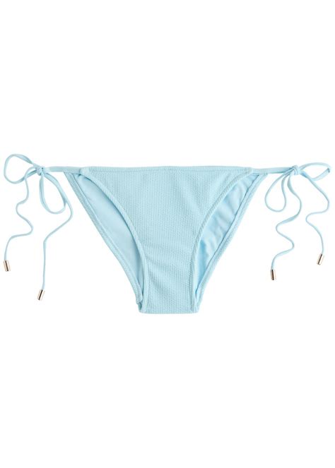 Melissa Odabash Melbourne Ribbed Bikini Briefs Light Blue Melissa Odabash