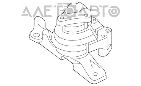 Подушка двигателя передняя Ford Flex 09-12 8G1Z-6038-A – купить в Киеве ...