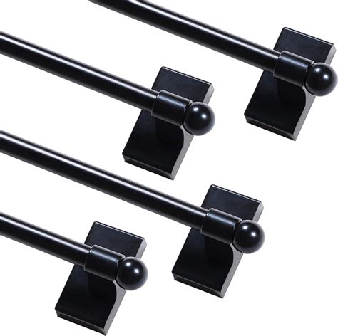 4 Pack Magnetic Curtain Rod Magnetic Curtain Rods For Metal Doors Multi