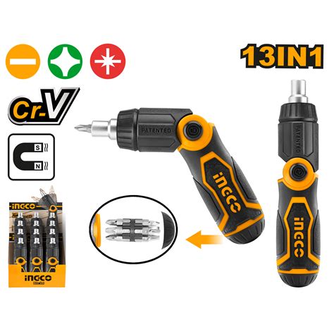 Ingco In Ratchet Screwdriver Set Akisd Albirco