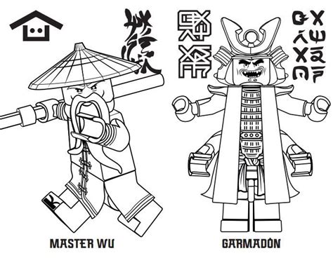 Ninjago Chen Coloring Page