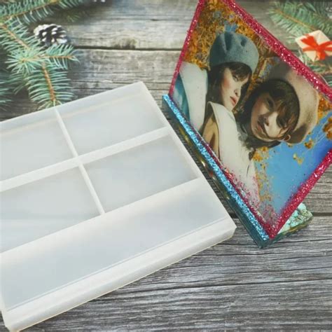 Photo Frame Epoxy Resin Mold Rectangle Picture Frame Silicone Molds