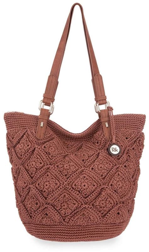 The Sak Women S Silverwood Crochet Shopper Shopstyle Tote Bags