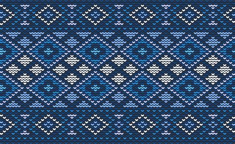 Design Knit Pattern Vector Cross Stitch Ethnic Geometric Background Embroidery Abstract