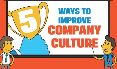 Ways To Improve Company Culture Infographic Visualistan