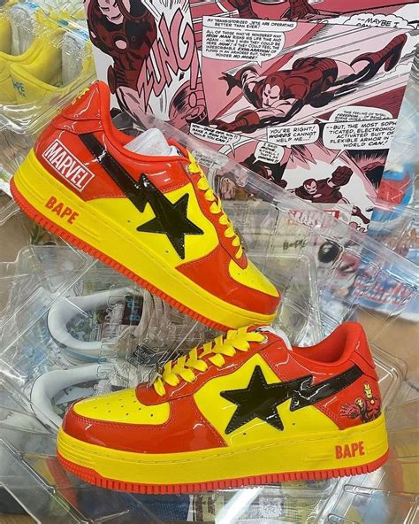 Marvel × Bape Sta Low Hulk 2022 Ntr