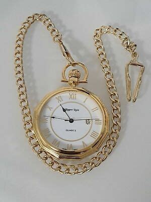 Regent Louis Julius Cesar Taschenuhr Quartz Mit Box Kette E E Ebay