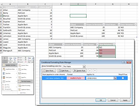 Using Conditional Formatting If Statements In Excel Pryor Learning