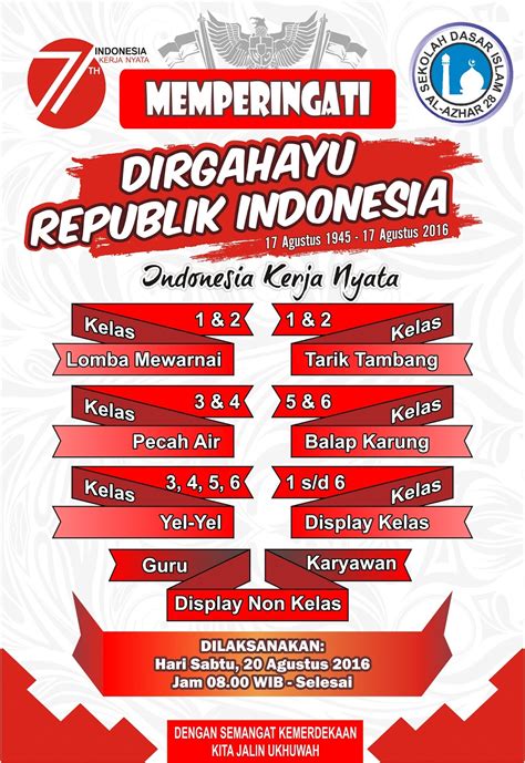 Contoh Poster Lomba Agustus