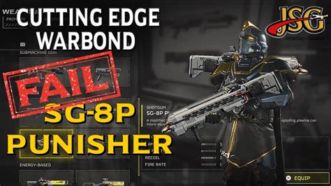 SG 8P PLASMA PUNISHER NEEDS MAJOR BUFFS Cutting Edge Warbond