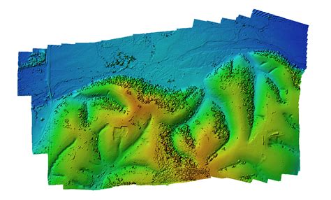 Digital Elevation Model Processed From Digital Photogrammetric Data