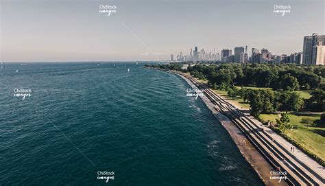 Aerial View Of West Loop Near West Side Chicago Chistockimages