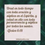 Explicación Efesios 6 18 Orad en todo tiempo con toda oración y