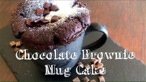 Chocolate Brownie Mug Cake Mug Cake Cake In The Mug Youtube