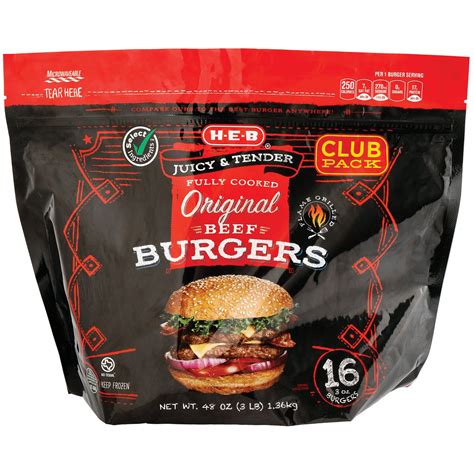 Heb Frozen Burger Patties Discounts Deals