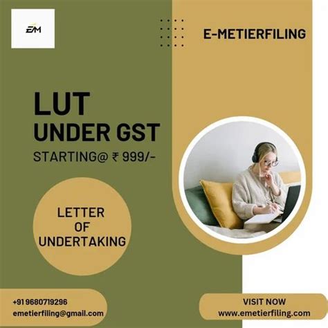 India Gst Lut Registration Rs Session C And C Expert India Llp