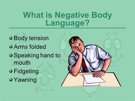 Examples of positive body language