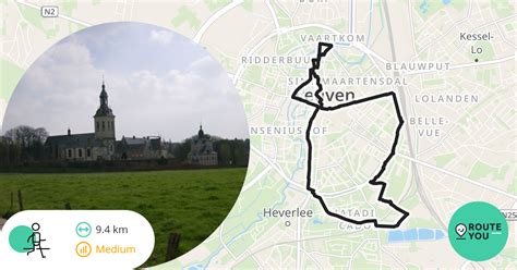 Leuven Van Park Naar Vaartkom Van Oud Naar Nieuw Wandelroute