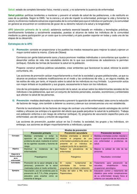 Resumen Salud Pública Completo CYD Antonella Digiovani uDocz